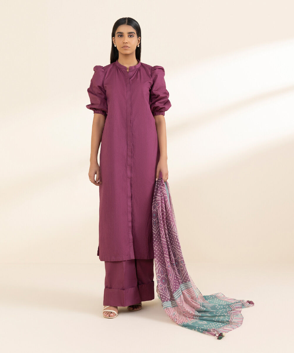 Unstitched 3 PC 0U3PDY25V03B Sapphire PK